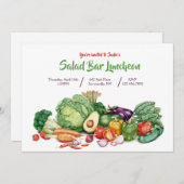 Invitation Salade Bar (Devant / Derrière)