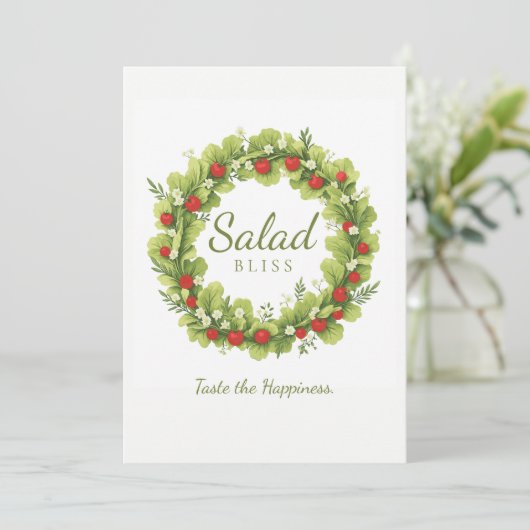 Invitation Salade Bliss (Debout devant)