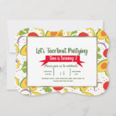 Invitation Salade Taco à propos de la fête Taco Anniversaire (Devant)