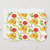 Invitation Salade Taco à propos de la fête Taco Anniversaire (Dos)