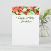 Invitation Salade végétale (Debout devant)