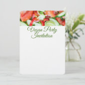 Invitation Salade végétale (Debout devant)