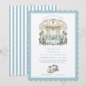 Invitation Salle À Manger Officielle | Thé nuptial (Devant / Derrière)