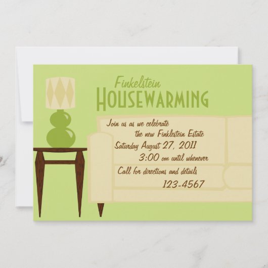 Invitation Salle d'accueil (Devant)