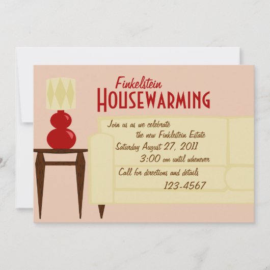 Invitation Salle de Bienvenue (Devant)