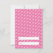 Invitation Salle de classe Xs & Os Valentine - Magenta (Dos)