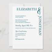 Invitation Salle de douche de couples avec typographie modern (Devant)