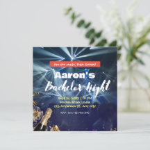 Salle de réception Blue Orange Bachelor Nuit Invit