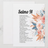 Invitation salmo 91 (Devant / Derrière)