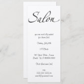 Invitation Salon (Devant / Derrière)