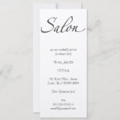 Invitation Salon (Devant)