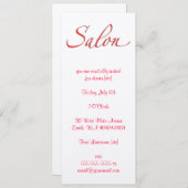 Invitation Salon (Devant / Derrière)