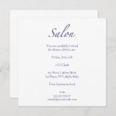 Invitation Salon (Devant / Derrière)