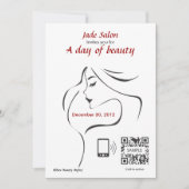 Invitation Salon de coiffure de modèle d'invitation (Devant)