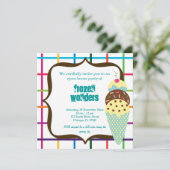 Invitation Salon de glace Open House (Debout devant)