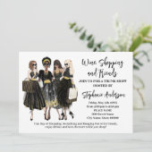 Invitation Salon de Vente de Vin et Amis Trunk Show (Debout devant)