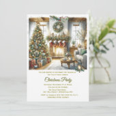 Invitation Salon et fête de l'arbre de Noël (Debout devant)