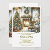 Invitation Salon et fête de l'arbre de Noël (Devant / Derrière)