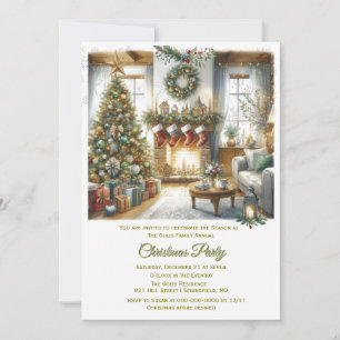 Invitation Salon et sapin de Noël Fête
