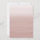 Invitation Salon ouvrant Pink Ombre (Dos)