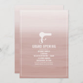 Invitation Salon ouvrant Pink Ombre (Devant / Derrière)