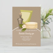 Invitation Salon Spa de beauté (Debout devant)