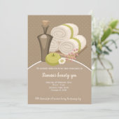 Invitation Salon Spa de beauté (Debout devant)