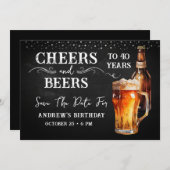 Invitation Salons et bières chaque année Enregistrer la date (Devant / Derrière)