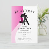 Invitation Salsa Dance Hispanique Danse Latine Danse Annivers (Debout devant)