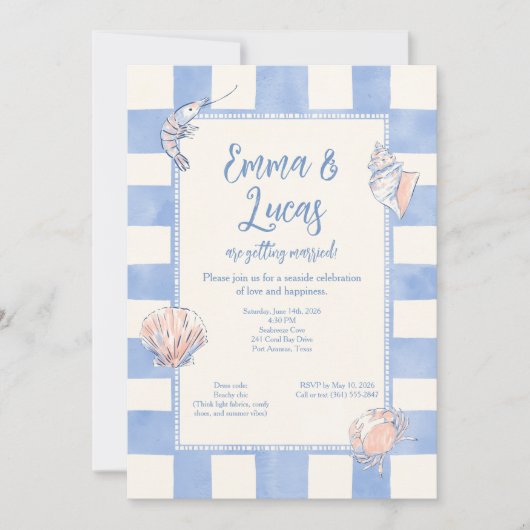 Invitation salt and sea (Devant)