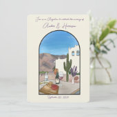 Invitation Salta Argentina watercolor Wedding Enregistrer La  (Debout devant)