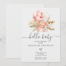 Salut Bébé Boho Ours Douche