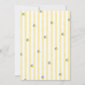 Invitation Salut Bébé Fête de Bébé Amalfi Lemon (Dos)