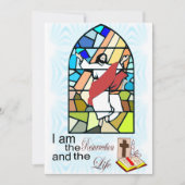 Invitation Salutation de Pâques (Devant)