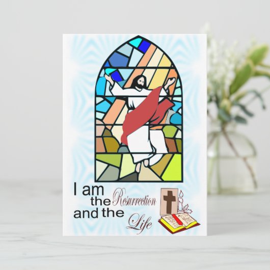 Invitation Salutation de Pâques (Debout devant)