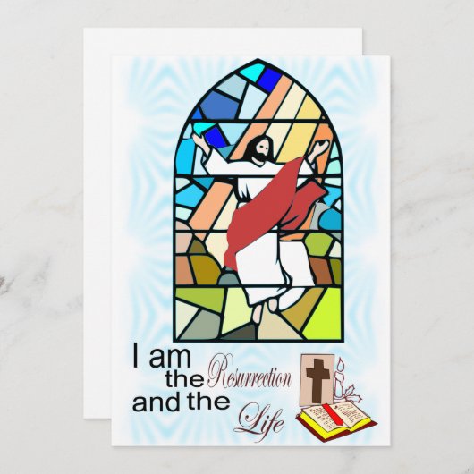 Invitation Salutation de Pâques (Devant / Derrière)