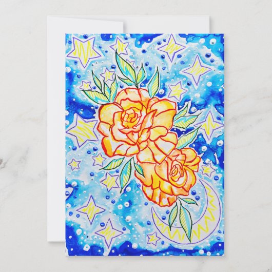 Invitation Salutation de roses (Devant)