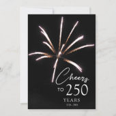 Invitation Salutations à 250 Ans 4 juillet (Devant)