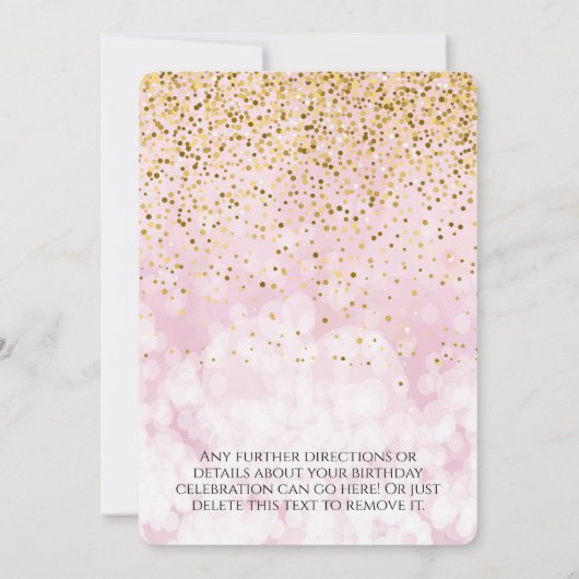 Invitation Salutations à 30 ans 30e anniversaire Gamorous (Dos)