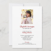 Invitation Salutations À 30 Ans Cocktail Boissons Anniversair (Dos)