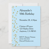 Invitation Salutations à 50 ans (Dos)