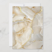 Invitation Salutations à 50 ans Champagne et Black Anniversai (Dos)