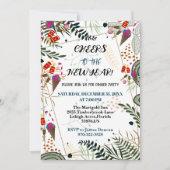 Invitation Salutations à la fête du Nouvel An de la verdure B (Devant)