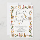 Invitation Salutations à l'invitation du Cocktail du Nouvel A (Devant)