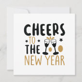 Invitation Salutations Au Nouvel An 2025 Compte À Recompte Vi (Devant)