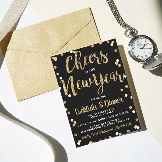 Invitation Salutations Au Nouvel An | New Years Eve Party
