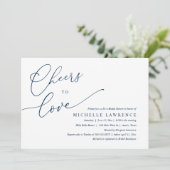 Invitation Salutations d'amour, Fête des mariées romantique (Debout devant)