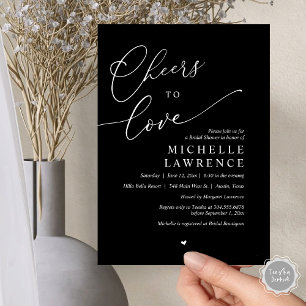 Invitation Salutations d'amour, Fête des mariées romantique