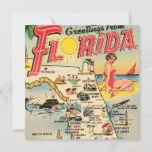 Invitation Salutations de Floride (Devant)