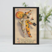 Invitation Salutations d'Halloween (Debout devant)
